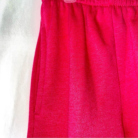 NWT Girls Pink Super Soft & Warm Sweatpants, Just Like Hanes, Cuffed, 2 Pockets - Picture 4 of 8